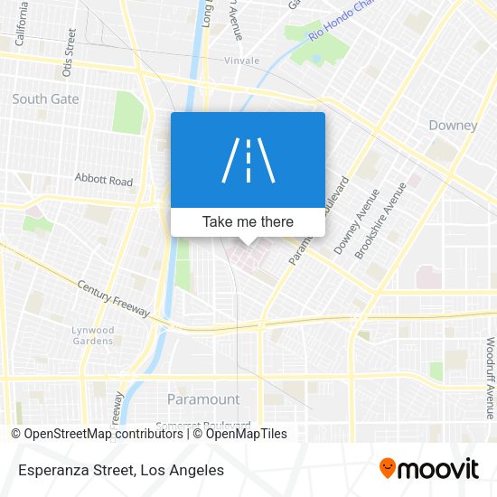 Mapa de Esperanza Street