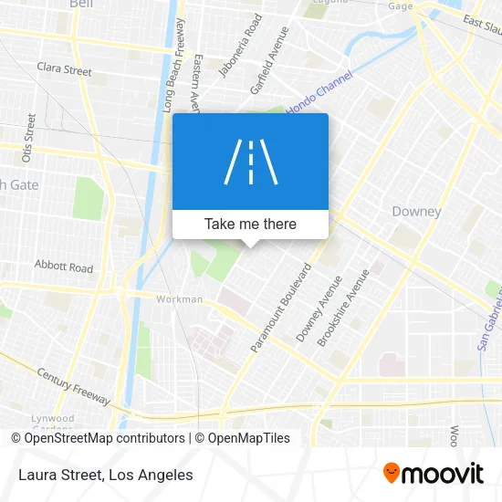 Laura Street map