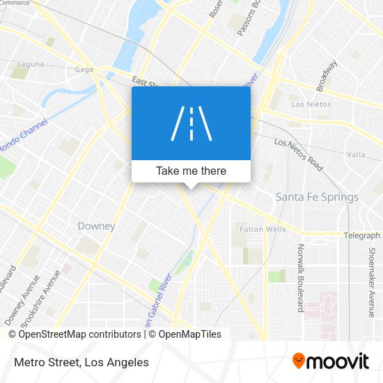Mapa de Metro Street