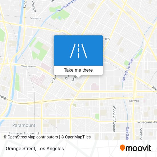 Mapa de Orange Street