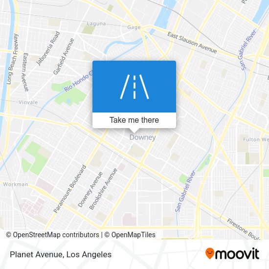 Planet Avenue map