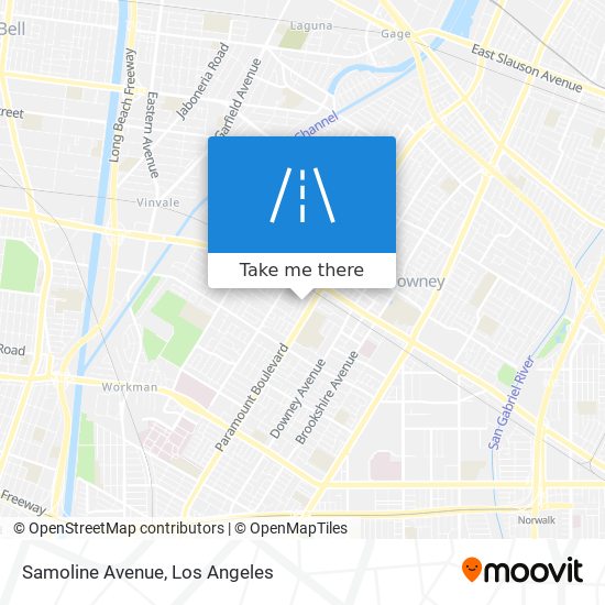 Samoline Avenue map