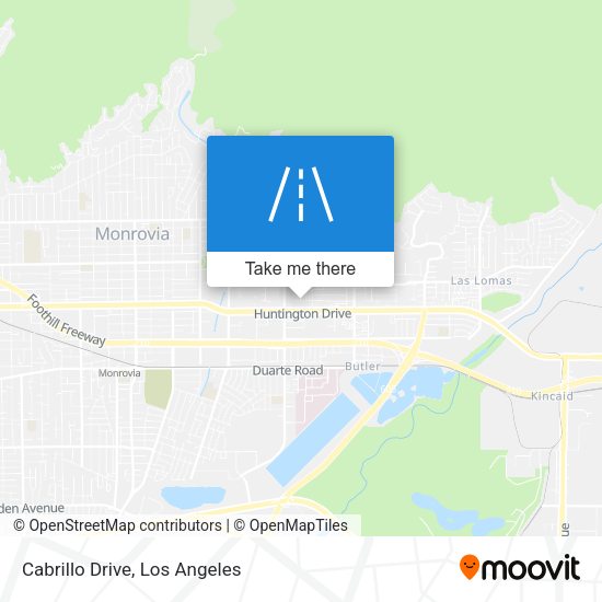 Mapa de Cabrillo Drive