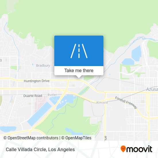 Calle Villada Circle map
