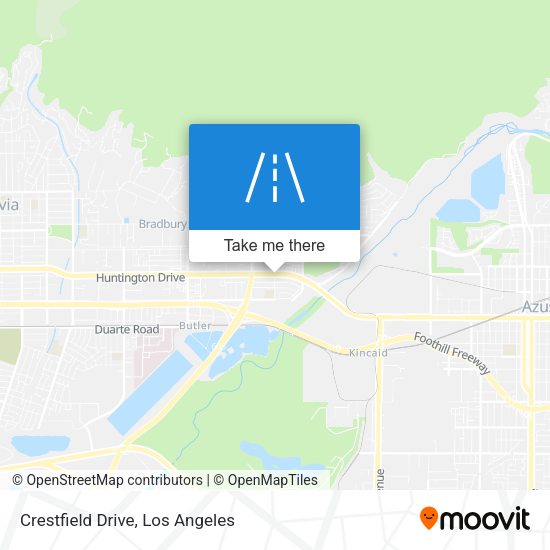 Crestfield Drive map