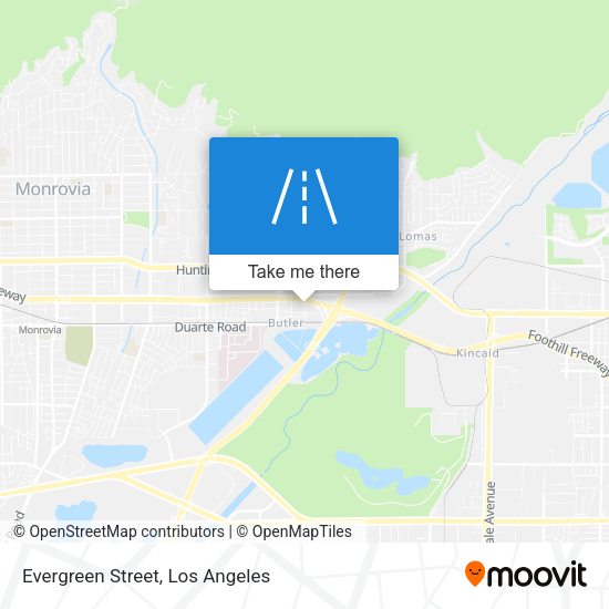 Mapa de Evergreen Street