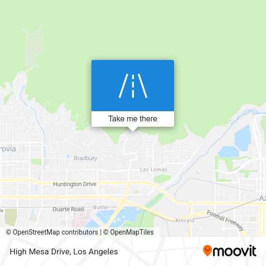 Mapa de High Mesa Drive
