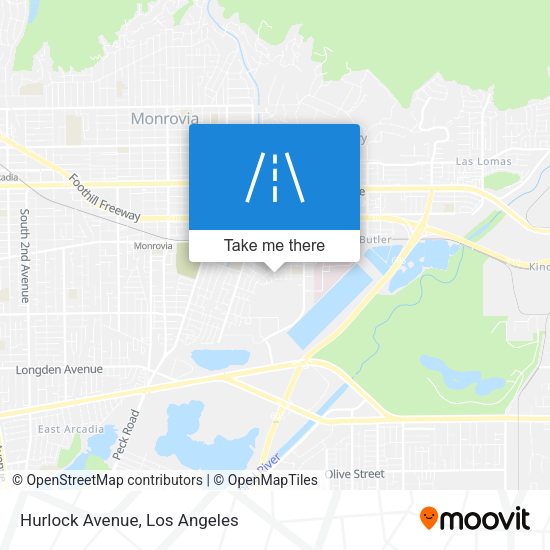 Mapa de Hurlock Avenue