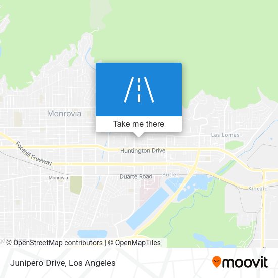 Junipero Drive map