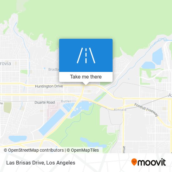 Las Brisas Drive map