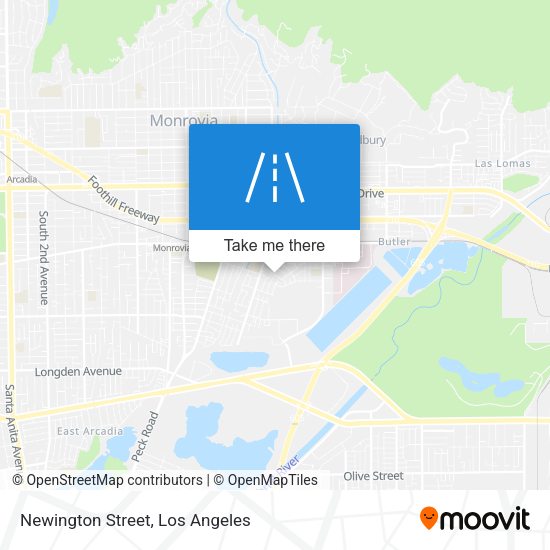 Mapa de Newington Street