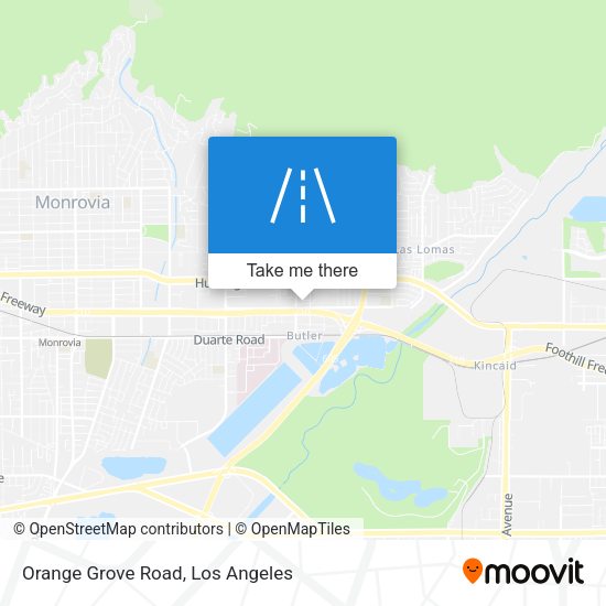 Orange Grove Road map