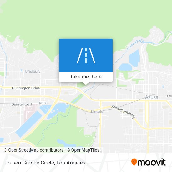 Paseo Grande Circle map