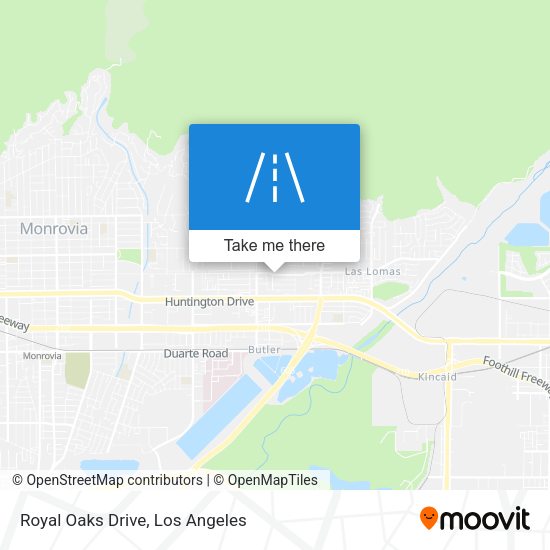 Royal Oaks Drive map