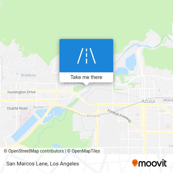 San Marcos Lane map
