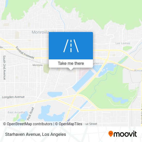 Starhaven Avenue map