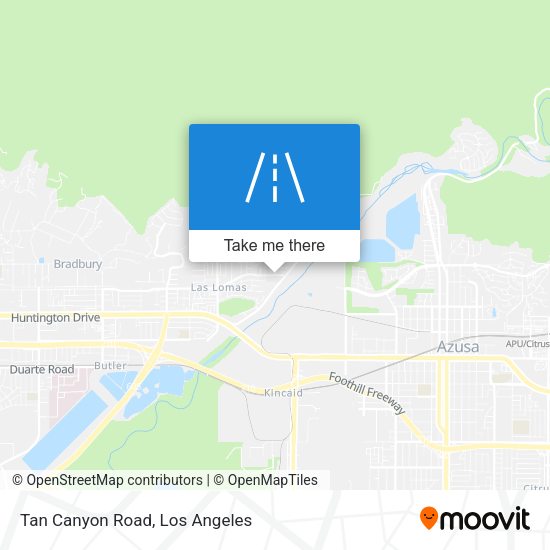 Mapa de Tan Canyon Road