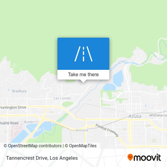 Tannencrest Drive map