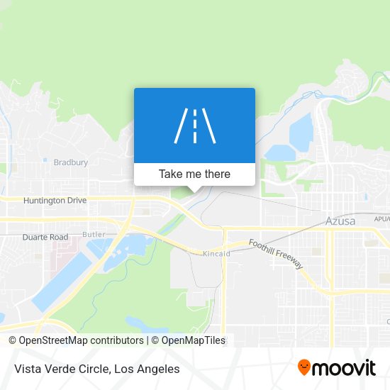 Vista Verde Circle map