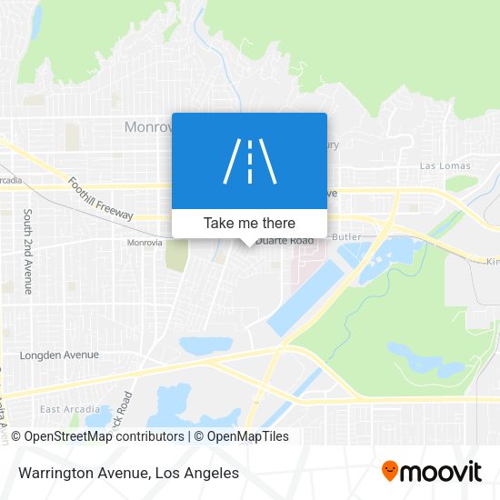 Warrington Avenue map