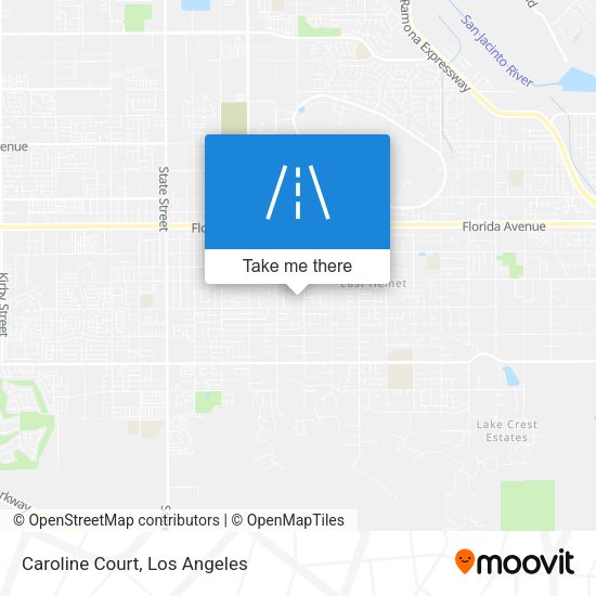 Mapa de Caroline Court