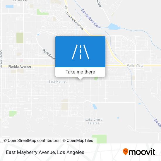 East Mayberry Avenue map