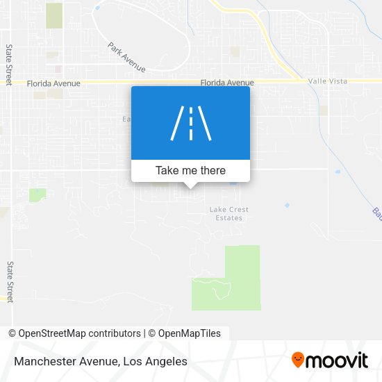 Manchester Avenue map
