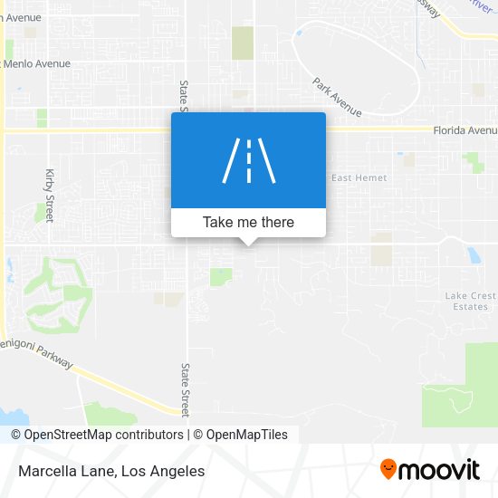 Mapa de Marcella Lane