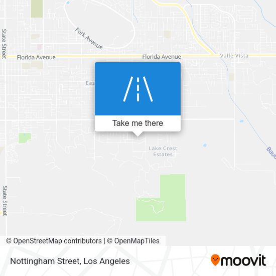 Mapa de Nottingham Street