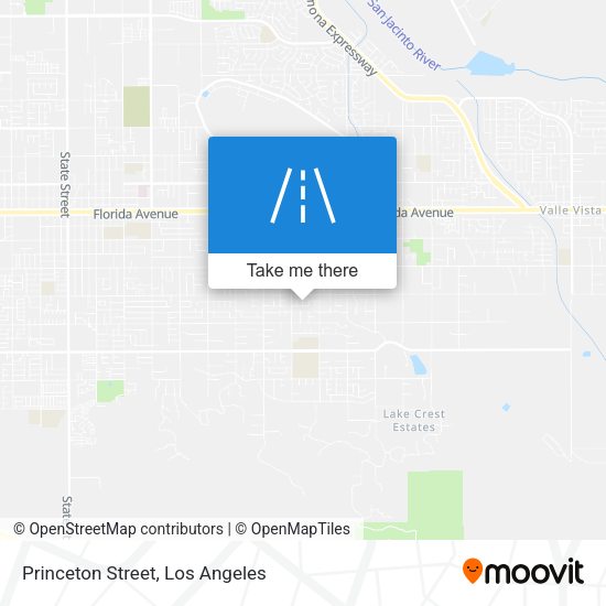 Princeton Street map