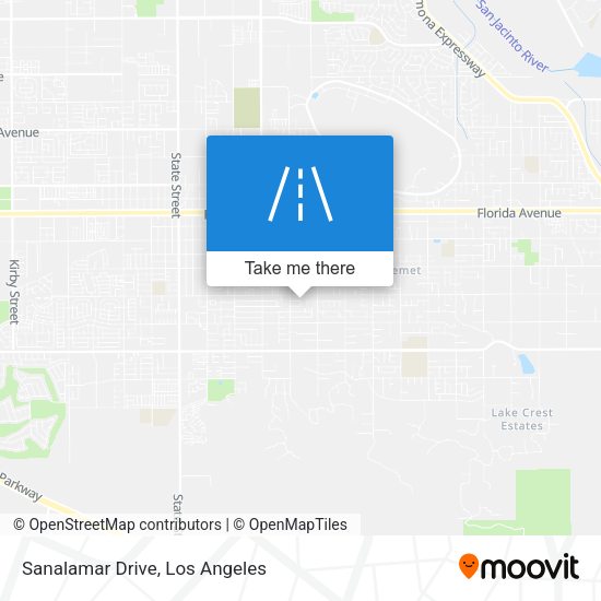 Mapa de Sanalamar Drive