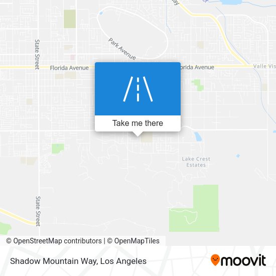 Shadow Mountain Way map