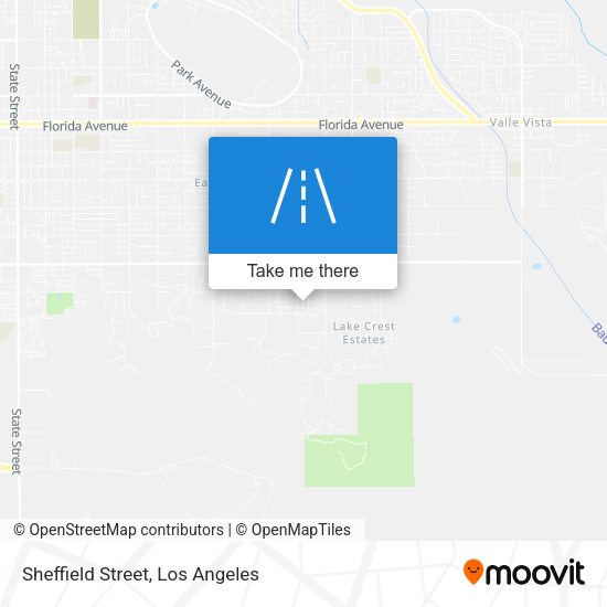 Sheffield Street map