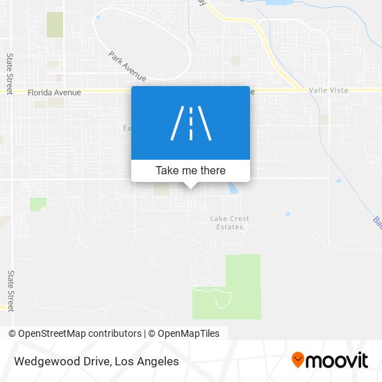 Wedgewood Drive map