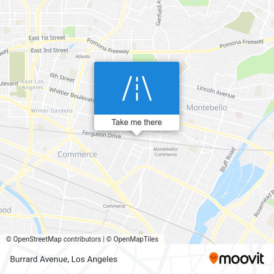 Mapa de Burrard Avenue