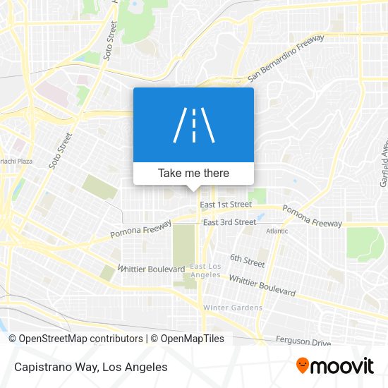 Mapa de Capistrano Way