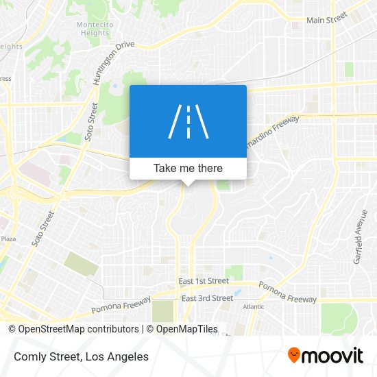 Mapa de Comly Street