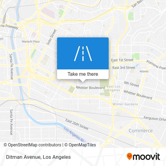Mapa de Ditman Avenue