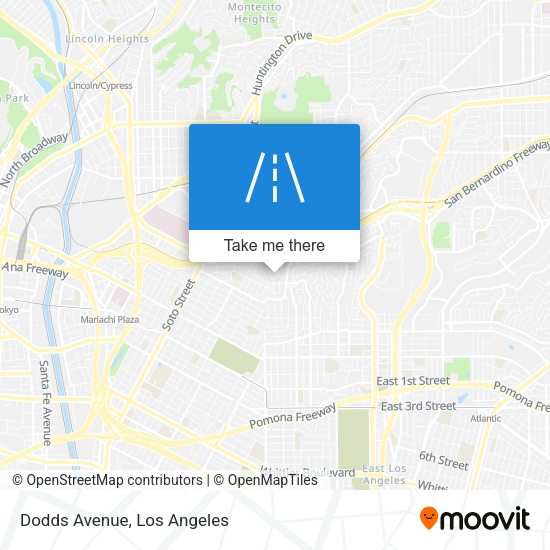 Mapa de Dodds Avenue