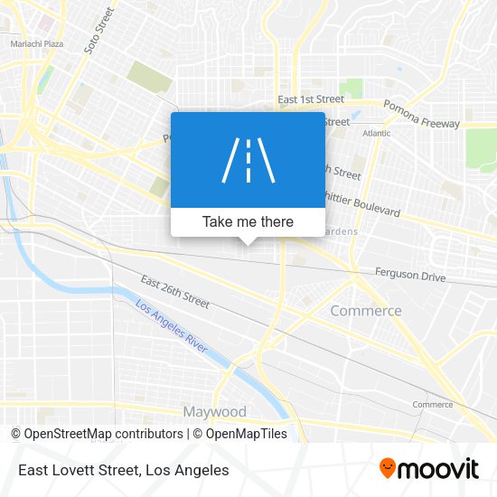 East Lovett Street map