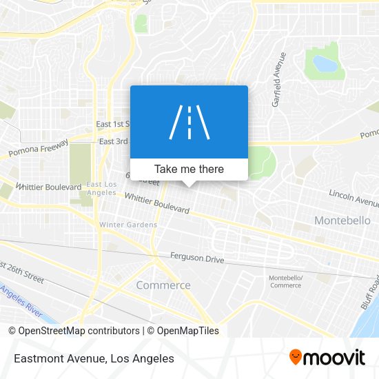 Mapa de Eastmont Avenue