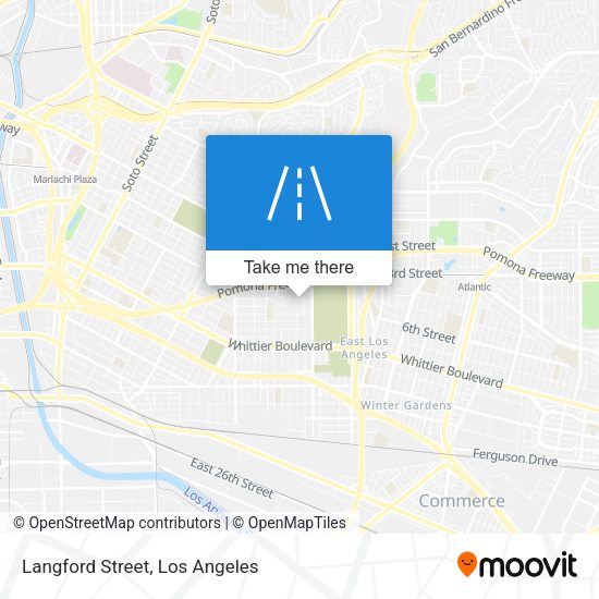 Mapa de Langford Street