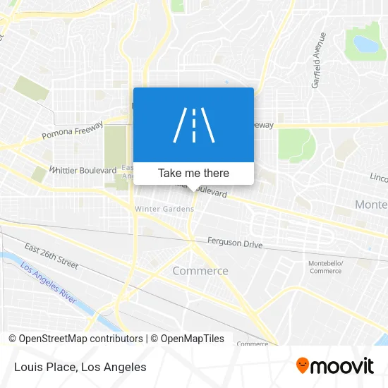 Louis Place map