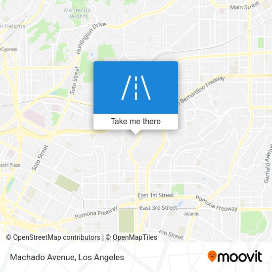 Mapa de Machado Avenue
