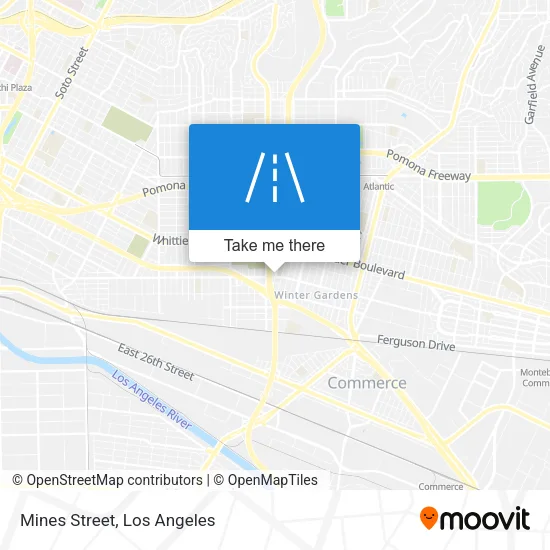 Mines Street map