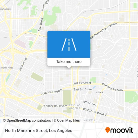 Mapa de North Marianna Street