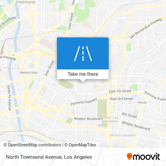 Mapa de North Townsend Avenue