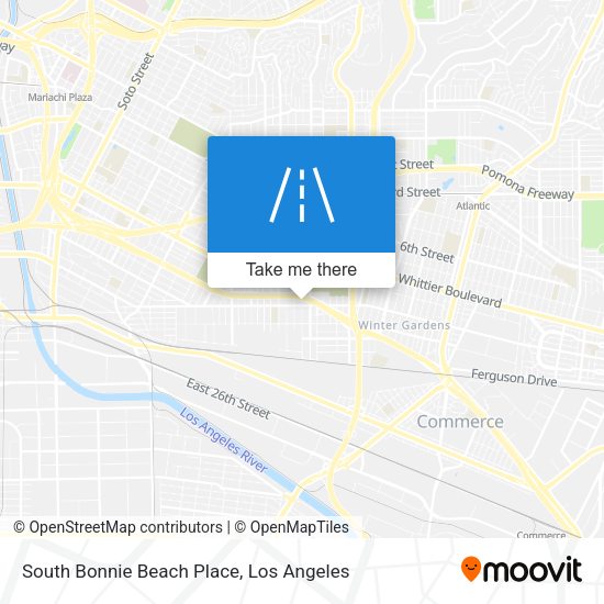 Mapa de South Bonnie Beach Place