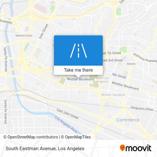 Mapa de South Eastman Avenue