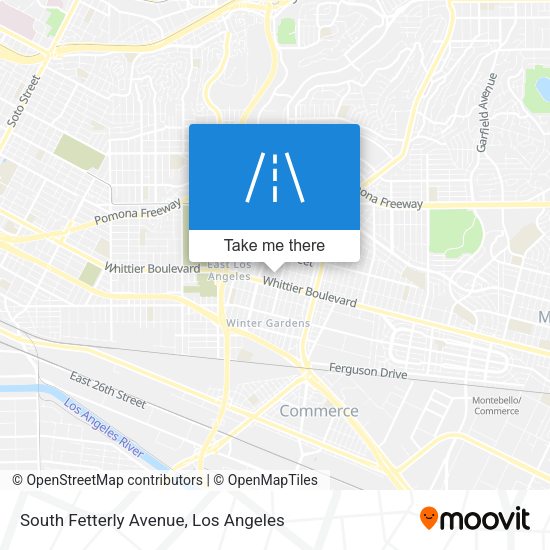 South Fetterly Avenue map